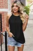 Eyelet Round Neck Sleeveless Top sold by Charming Charlie