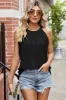 Eyelet Round Neck Sleeveless Top sold by Charming Charlie