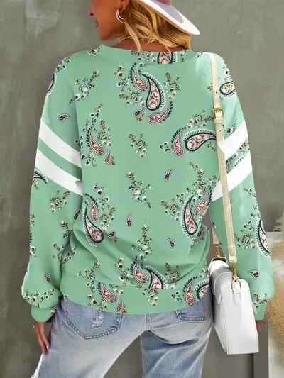 Paisley Dropped Shoulder T-Shirt sold by Charming Charlie product image thumbnail 2