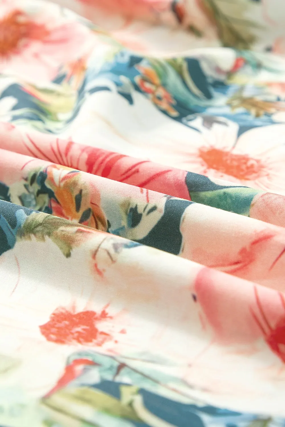 Ruffled Printed Tie Neck Cap Sleeve Blouse sold by Charming Charlie product image thumbnail 5