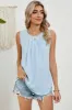 Ruched Round Neck Tank sold by Charming Charlie