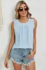 Ruched Round Neck Tank sold by Charming Charlie