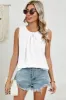Ruched Round Neck Tank sold by Charming Charlie