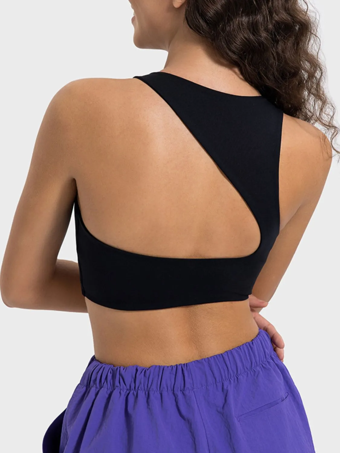 Cutout Round Neck Active Tank sold by Charming Charlie product image thumbnail 2