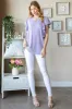 Heimish Full Size Ruffled Sleeve Ribbed Top sold by Charming Charlie