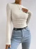 Round Neck Long Sleeve T-Shirt sold by Charming Charlie