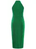 Slit Ruched Mock Neck Sleeveless Dress sold by Charming Charlie