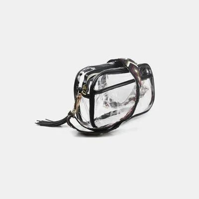 Zenana Adjustable Strap PVC Sling Bag sold by Charming Charlie product image thumbnail 3