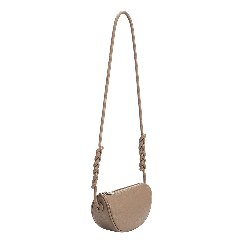 Hannah Taupe Recycled Vegan Crossbody Bag sold by Charming Charlie product image thumbnail 2