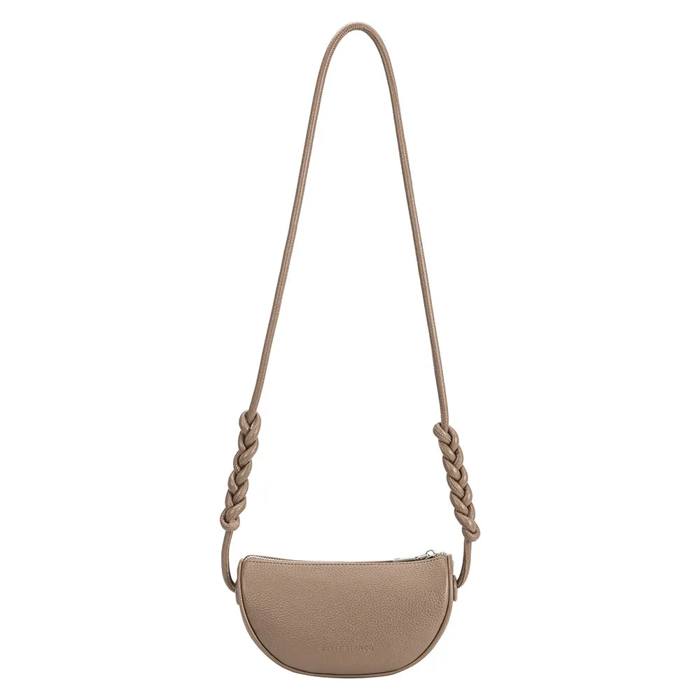 Hannah Taupe Recycled Vegan Crossbody Bag sold by Charming Charlie product image thumbnail 3