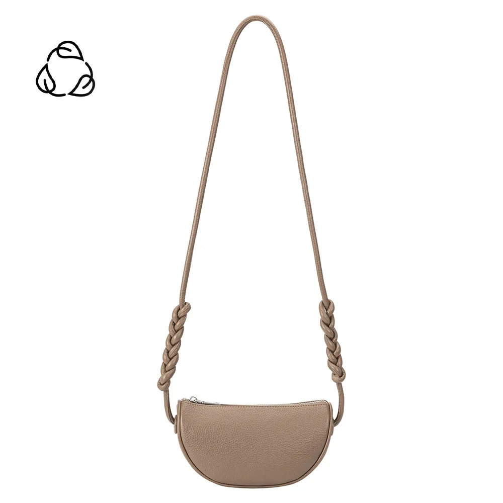 Hannah Taupe Recycled Vegan Crossbody Bag sold by Charming Charlie