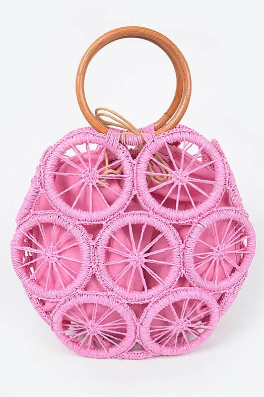 Weaved Cording Summer Clutch sold by Charming Charlie