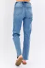 Judy Blue Full Size High Waist Straight Jeans sold by Charming Charlie