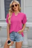 Eyelet Notched Puff Sleeve Blouse sold by Charming Charlie