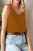 V-Neck Wide Strap Tank sold by Charming Charlie