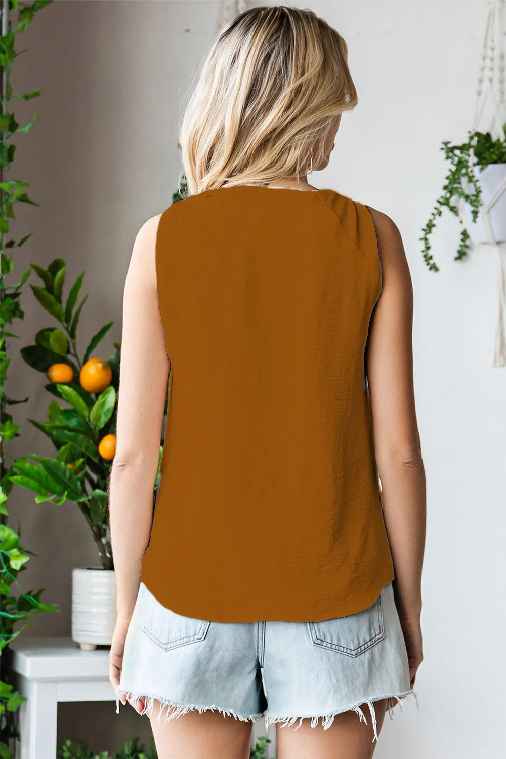 V-Neck Wide Strap Tank sold by Charming Charlie product image thumbnail 3