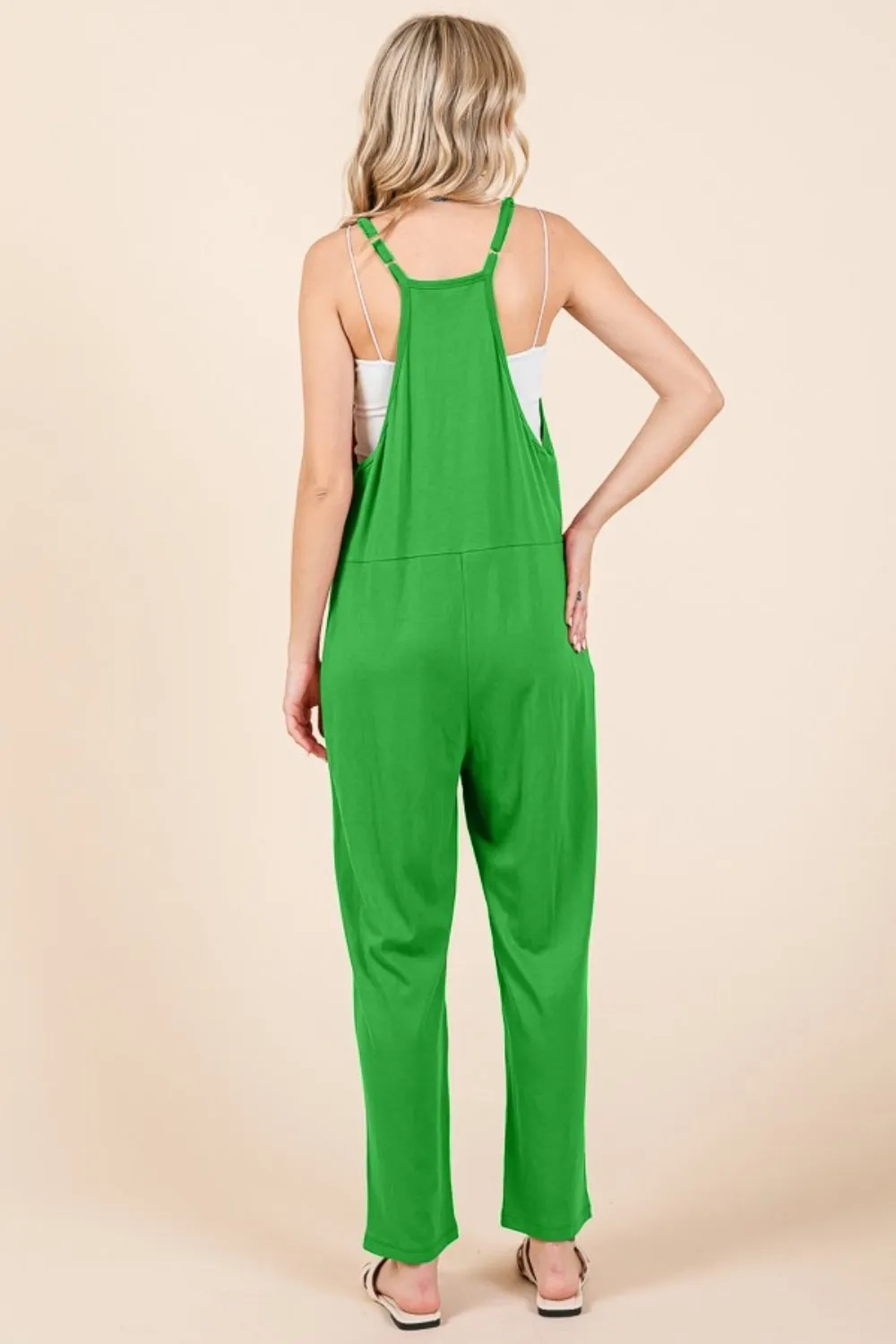 Culture Code Full Size Sleeveless Jumpsuit with Pockets sold by Charming Charlie product image thumbnail 2