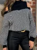 Mock Neck Cold Shoulder Sweater sold by Charming Charlie