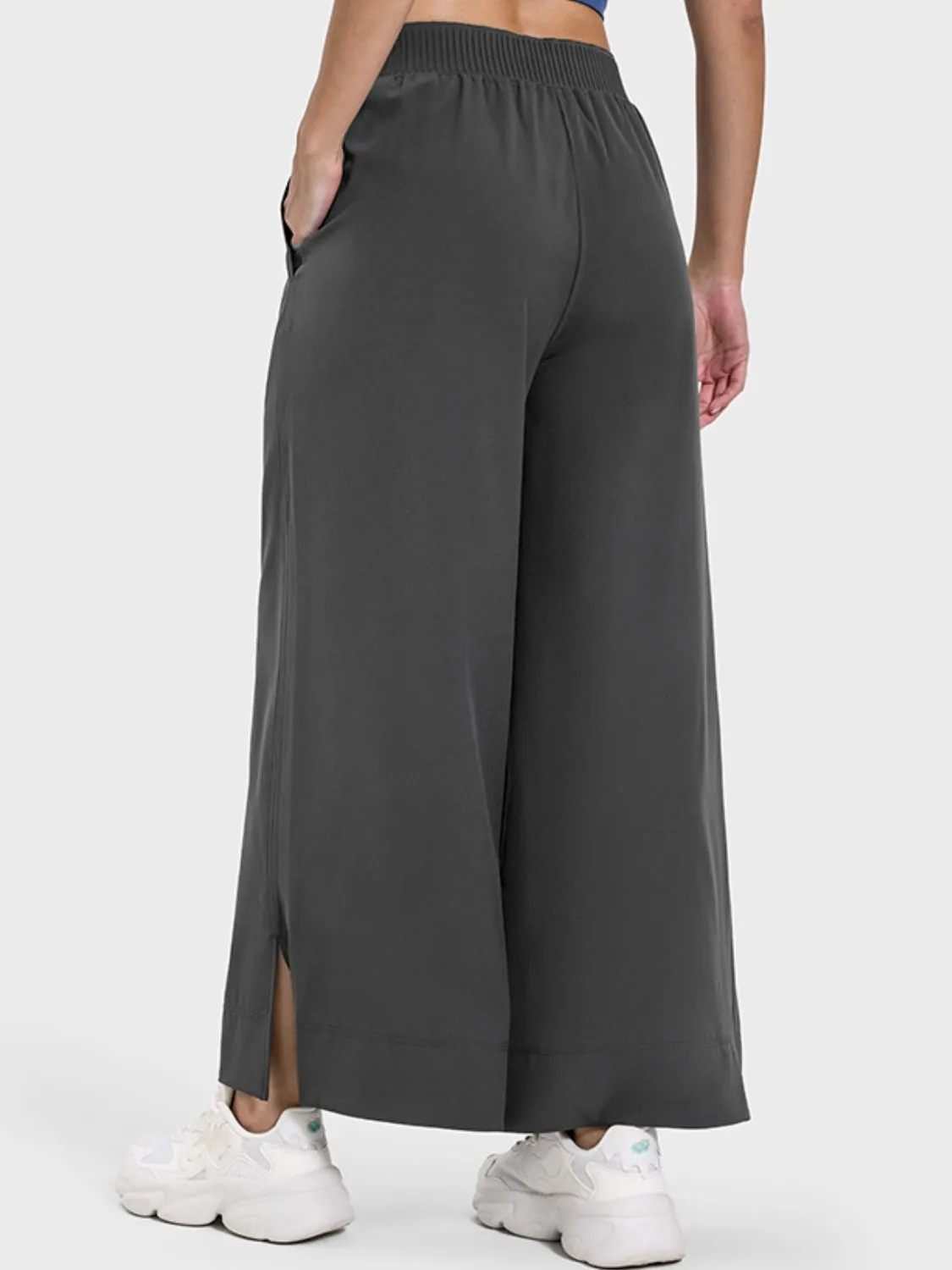 Slit Wide Leg Active Pants sold by Charming Charlie product image thumbnail 5
