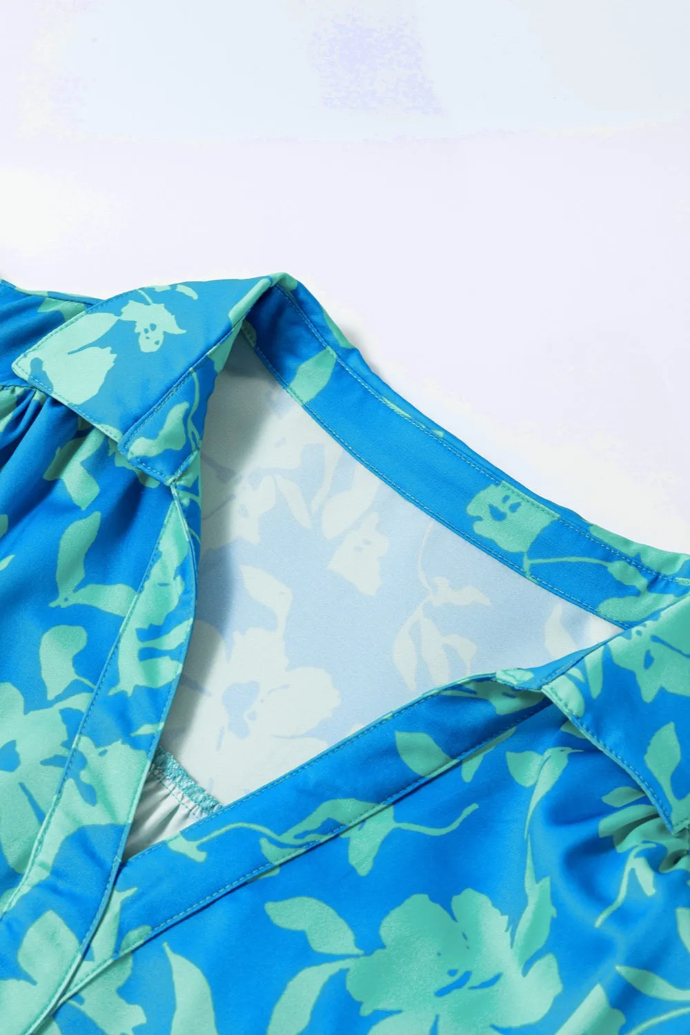 Plus Size Ruffled Printed Cap Sleeve Mini Dress sold by Charming Charlie product image thumbnail 3