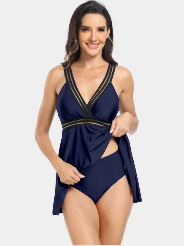 Surplice Wide Strap Two-Piece Swim Set sold by Charming Charlie