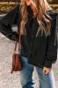 Ruffled Button Up Long Sleeve Shirt sold by Charming Charlie