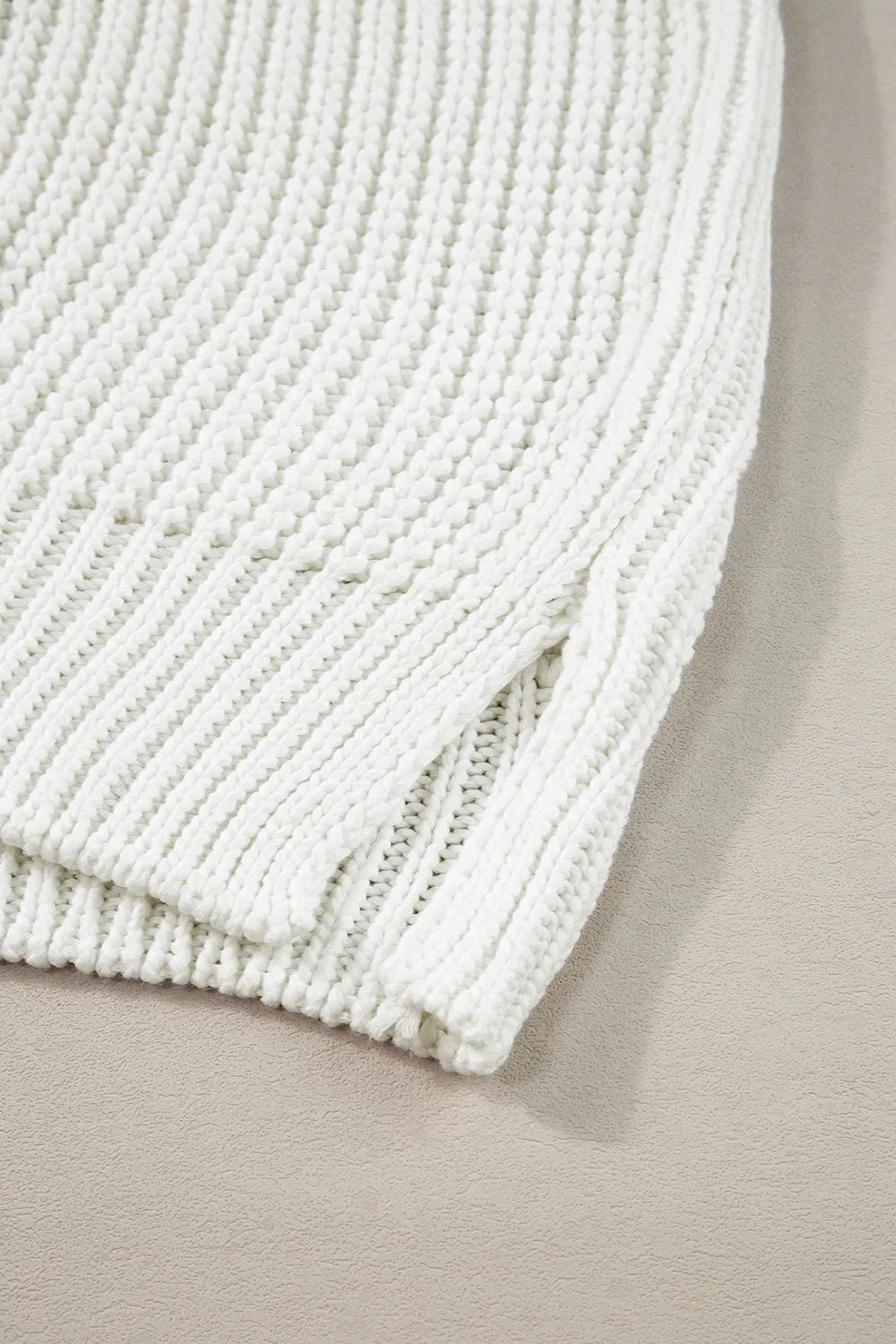 Slit Turtleneck Sleeveless Sweater Vest sold by Charming Charlie product image thumbnail 5