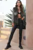 Pocketed Leopard Snap Down Denim Jacket sold by Charming Charlie