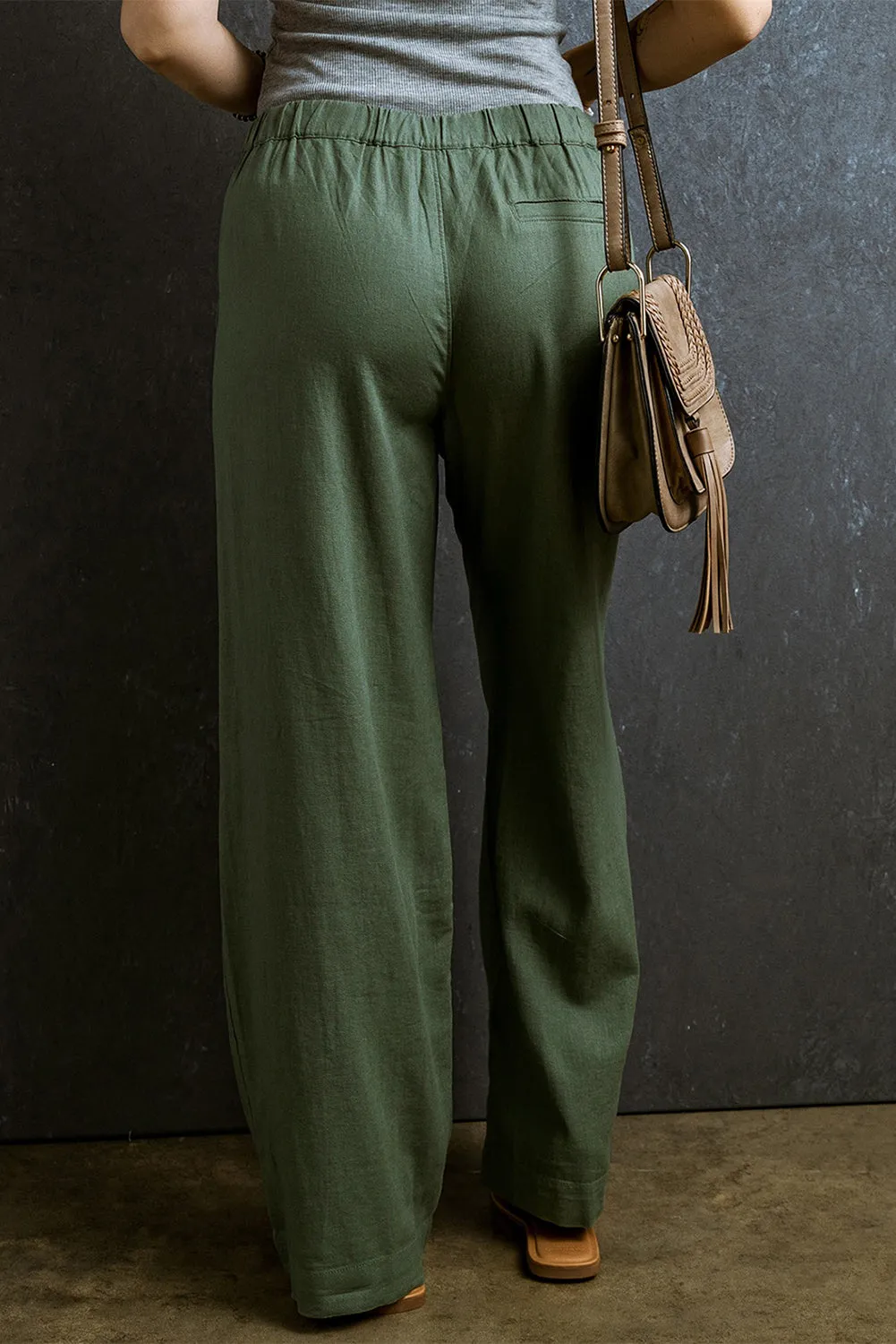 Elastic Waist Wide Leg Pants sold by Charming Charlie product image thumbnail 5