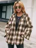 Pocketed Plaid Long Sleeve Hooded Jacket sold by Charming Charlie