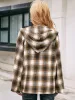 Pocketed Plaid Long Sleeve Hooded Jacket sold by Charming Charlie