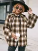 Pocketed Plaid Long Sleeve Hooded Jacket sold by Charming Charlie