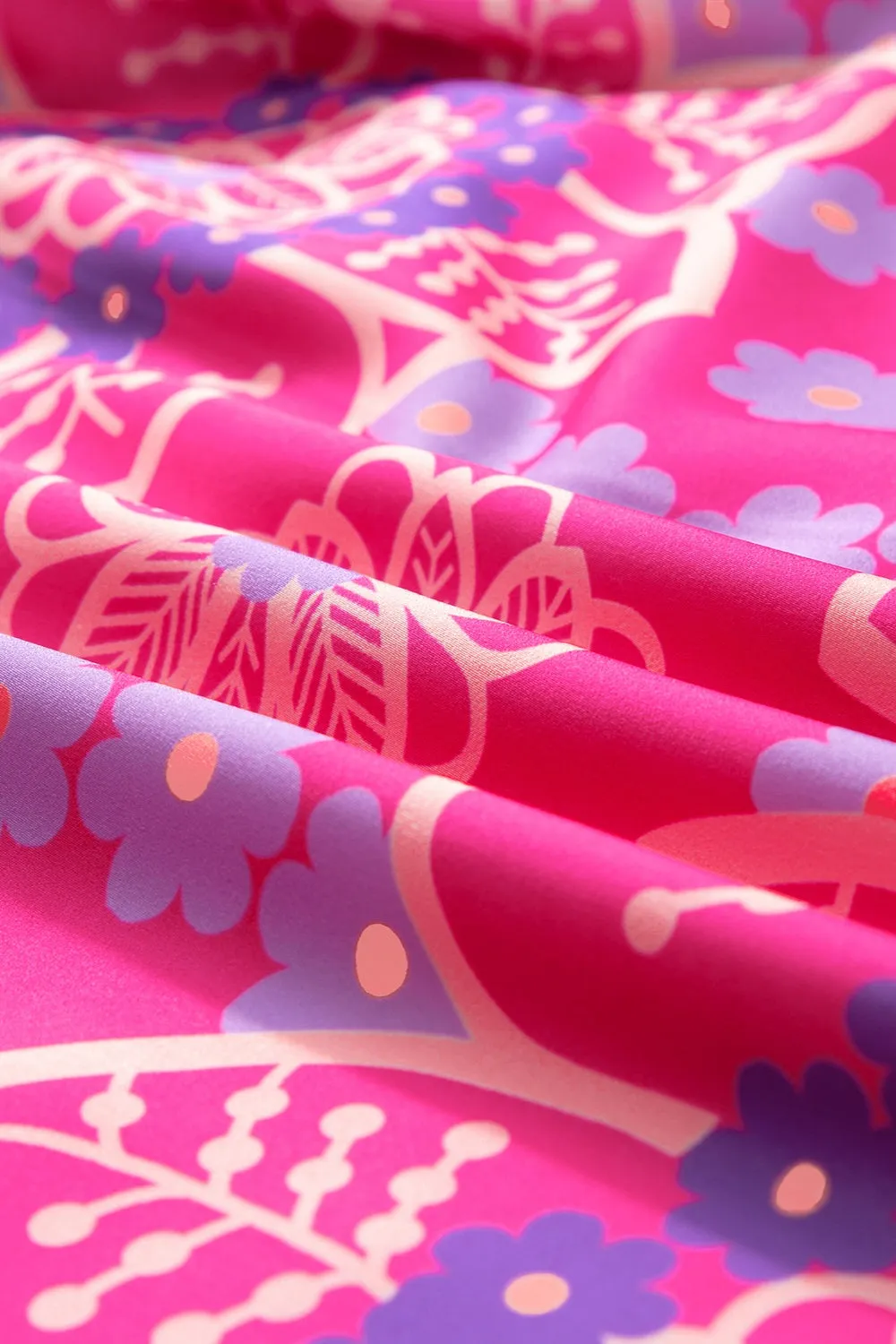 Printed Round Neck Half Sleeve Blouse sold by Charming Charlie product image thumbnail 4