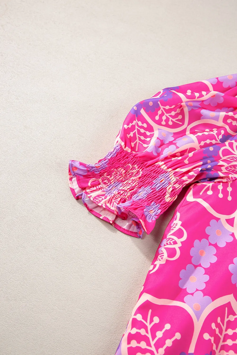 Printed Round Neck Half Sleeve Blouse sold by Charming Charlie product image thumbnail 5