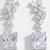 925 Sterling Silver Zircon Drop Earrings sold by Charming Charlie