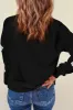 Glitter Round Neck Long Sleeve Sweatshirt sold by Charming Charlie