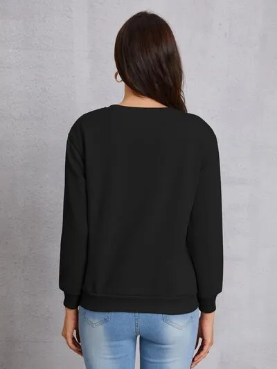 FAITH HOPE LOVE Round Neck Sweatshirt sold by Charming Charlie product image thumbnail 2