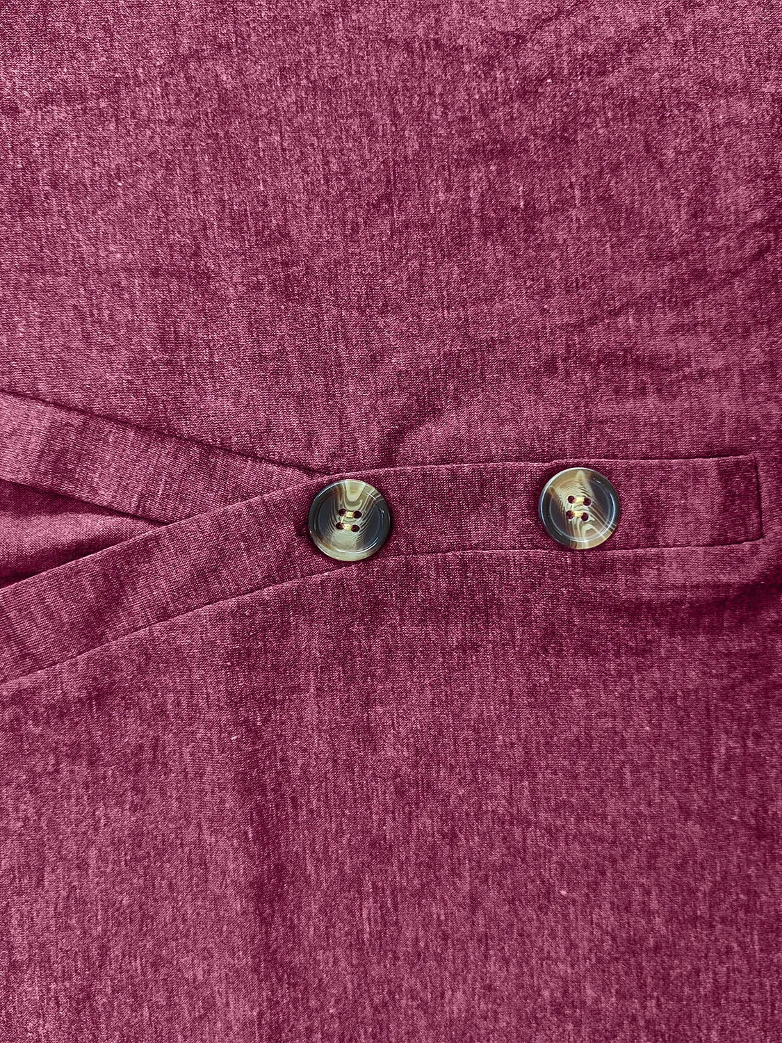 Full Size Notched Long Sleeve T-Shirt sold by Charming Charlie product image thumbnail 5