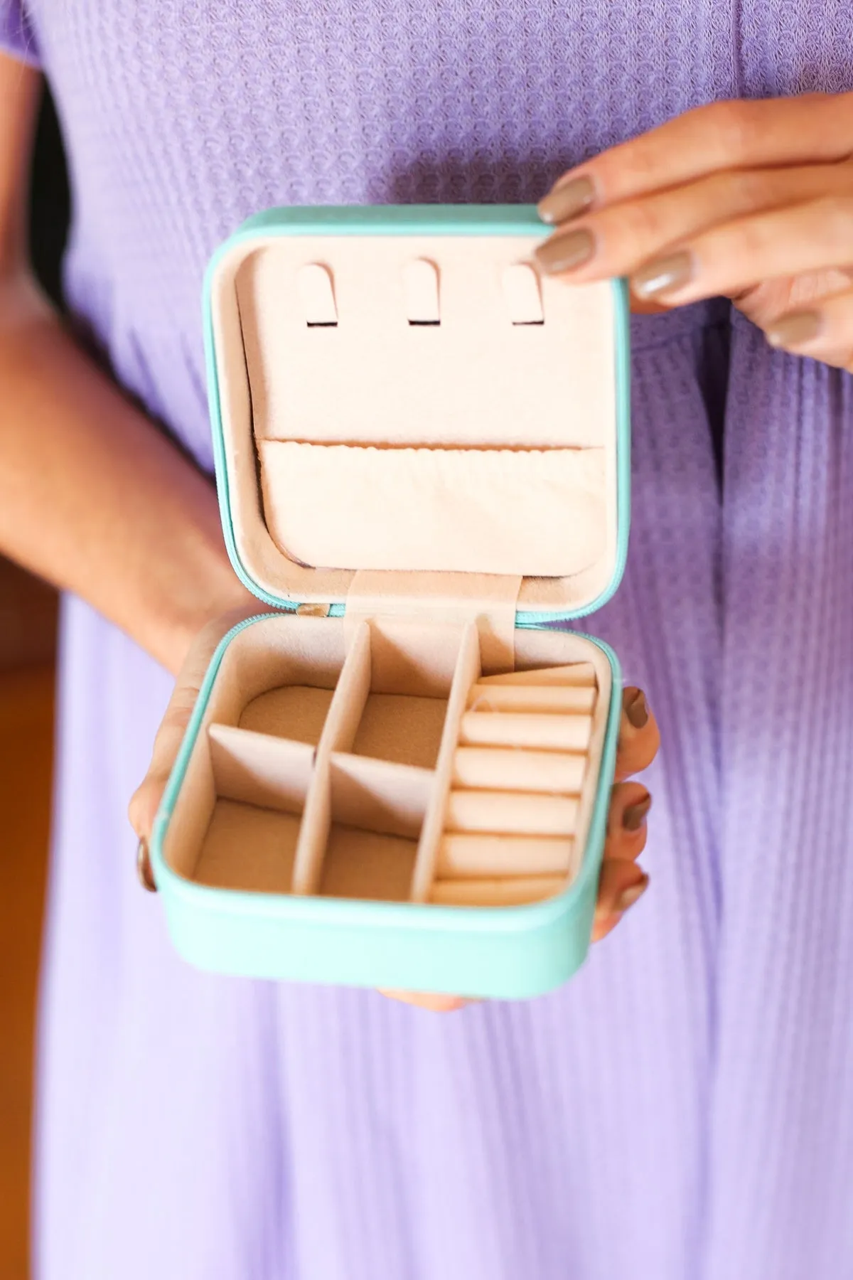 Turquoise Travel Jewelry Box sold by Charming Charlie