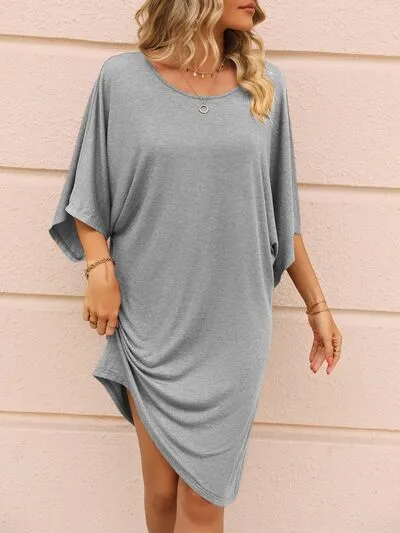 Round Neck Three-Quarter Sleeve Tee Dress sold by Charming Charlie product image thumbnail 5