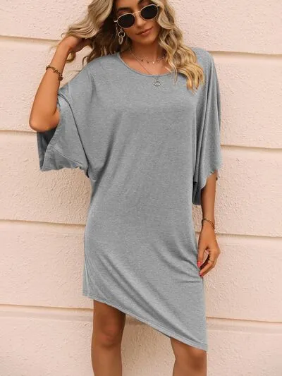 Round Neck Three-Quarter Sleeve Tee Dress sold by Charming Charlie product image thumbnail 2