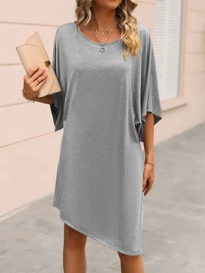 Round Neck Three-Quarter Sleeve Tee Dress sold by Charming Charlie product image thumbnail 3