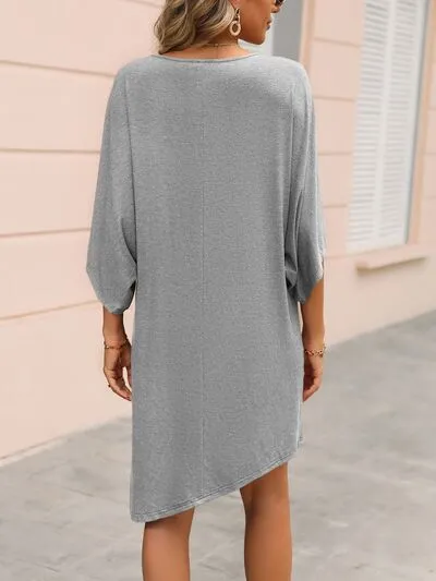 Round Neck Three-Quarter Sleeve Tee Dress sold by Charming Charlie product image thumbnail 4