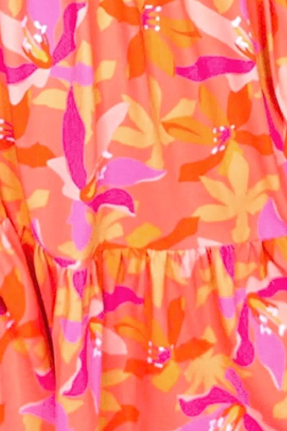 Tiered Printed Notched Mini Dress sold by Charming Charlie product image thumbnail 3