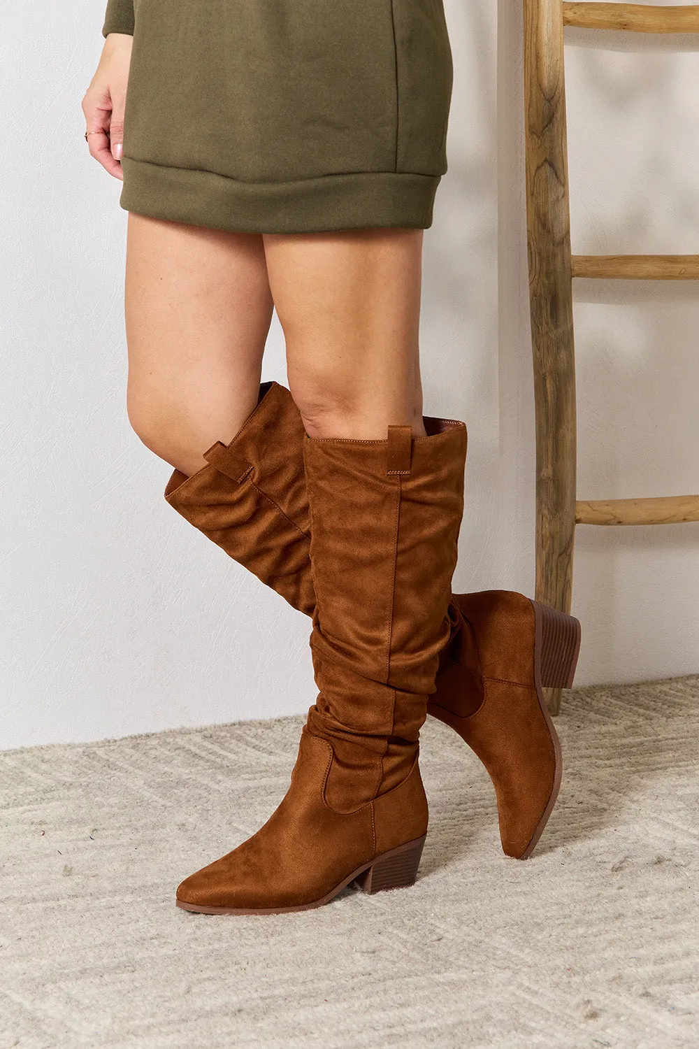 East Lion Corp Block Heel Knee High Boots sold by Charming Charlie product image thumbnail 3
