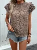 Animal Print Cap Sleeve Blouse sold by Charming Charlie