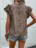 Animal Print Cap Sleeve Blouse sold by Charming Charlie