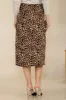 Celeste Full Size Leopard A-Line Midi Skirt sold by Charming Charlie