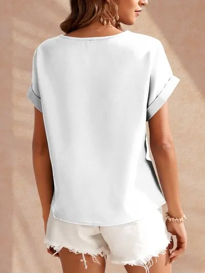 Heart Round Neck Short Sleeve T-Shirt sold by Charming Charlie product image thumbnail 2