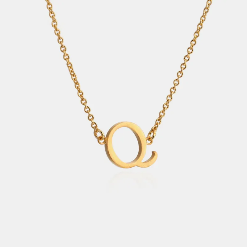 Copper Letter Pendant Necklace sold by Charming Charlie